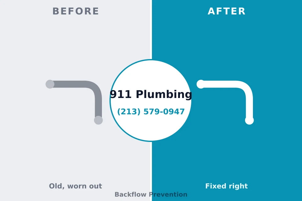 Before and after: plumbing repair Litchfield Park, AZ